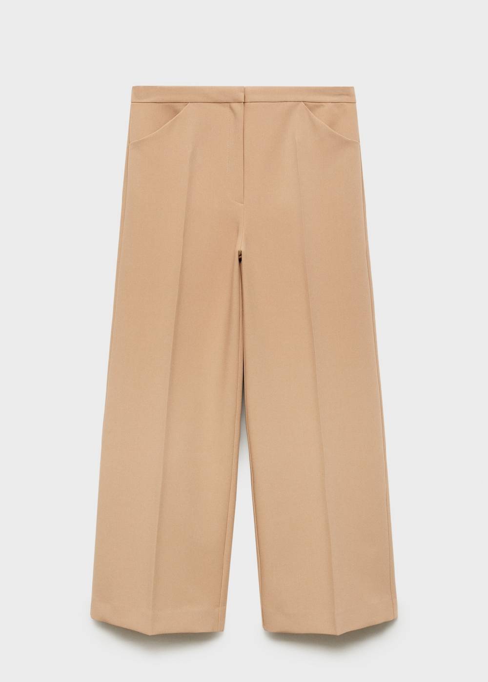 Mango Wideleg-Bundfaltenhose Sonderangebote