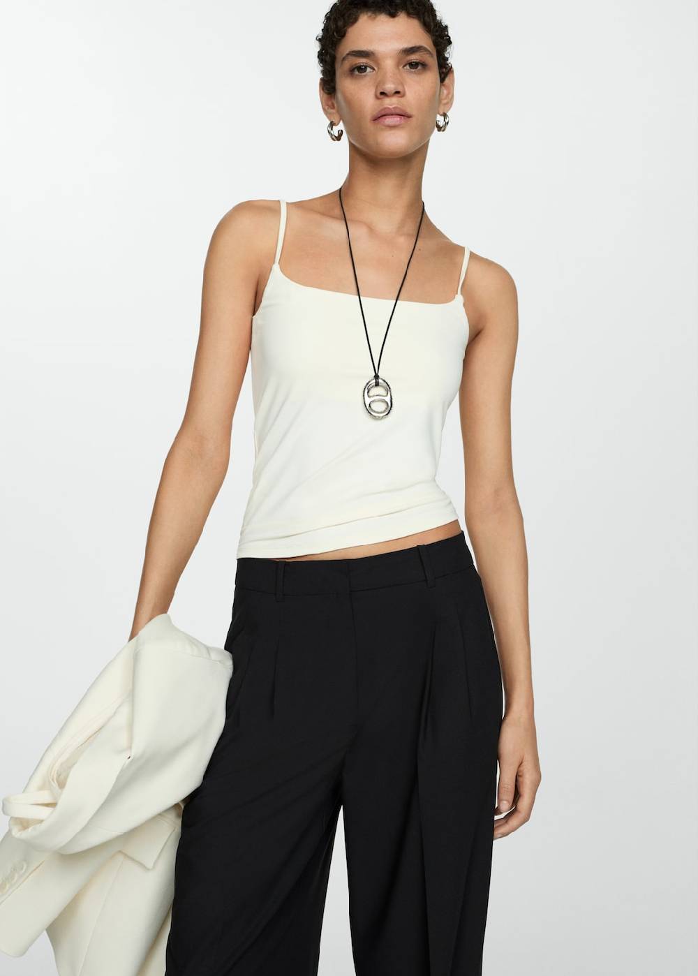 Mango Gerade Bundfaltenhose Super Sparpreis
