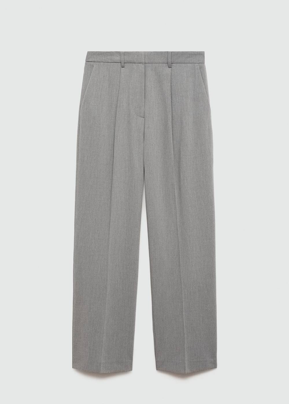 Mango Gerade Bundfaltenhose Kostenlose Rückgabe