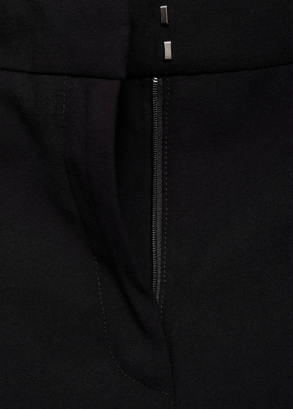 Mango Wideleg-Bundfaltenhose Letzte 3 Tage