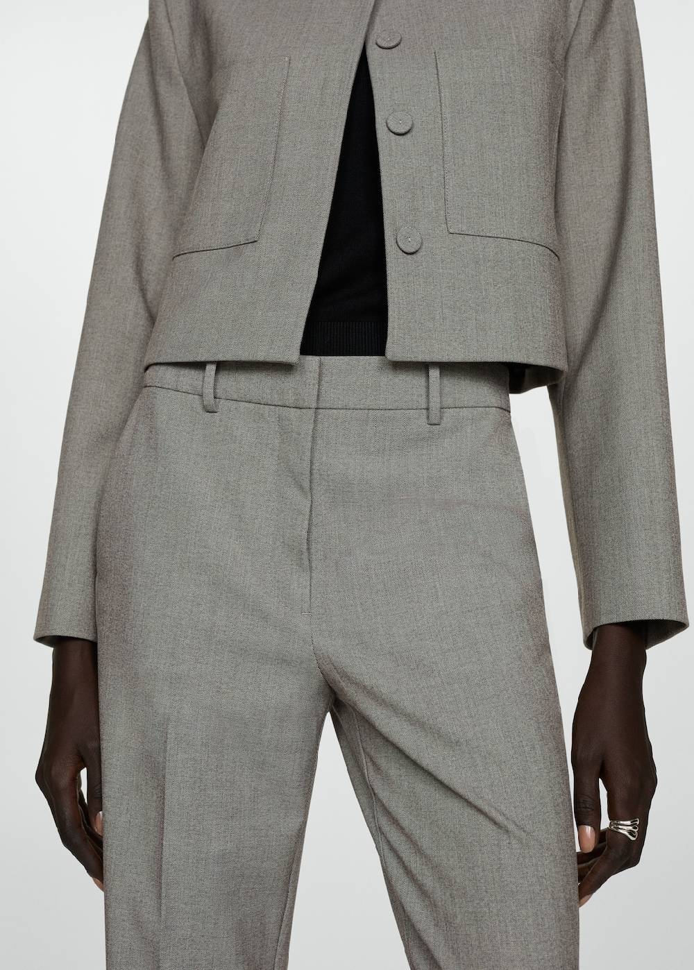 Mango Ausgestellte Hose mit hohem Bund Neueste Stile