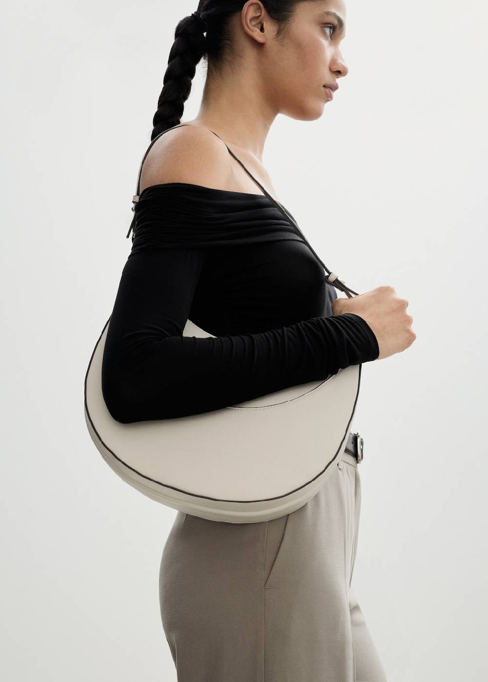 Mango Wideleg-Bundfaltenhose Letzte 2 Tage