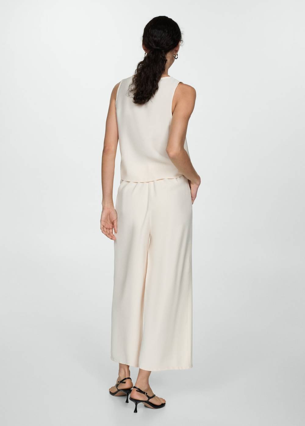 Mango Wideleg-Hose mit Stretchbund Vierteljährliche Förderung