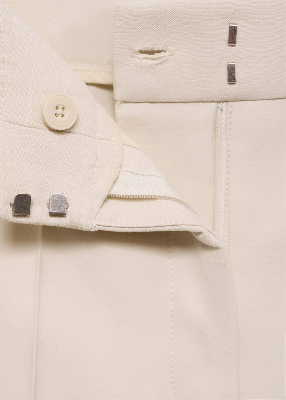Mango Wideleg-Bundfaltenhose Nur noch ein Tag übrig
