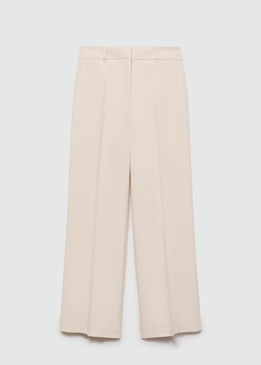 Mango Wideleg-Bundfaltenhose Nur noch ein Tag übrig