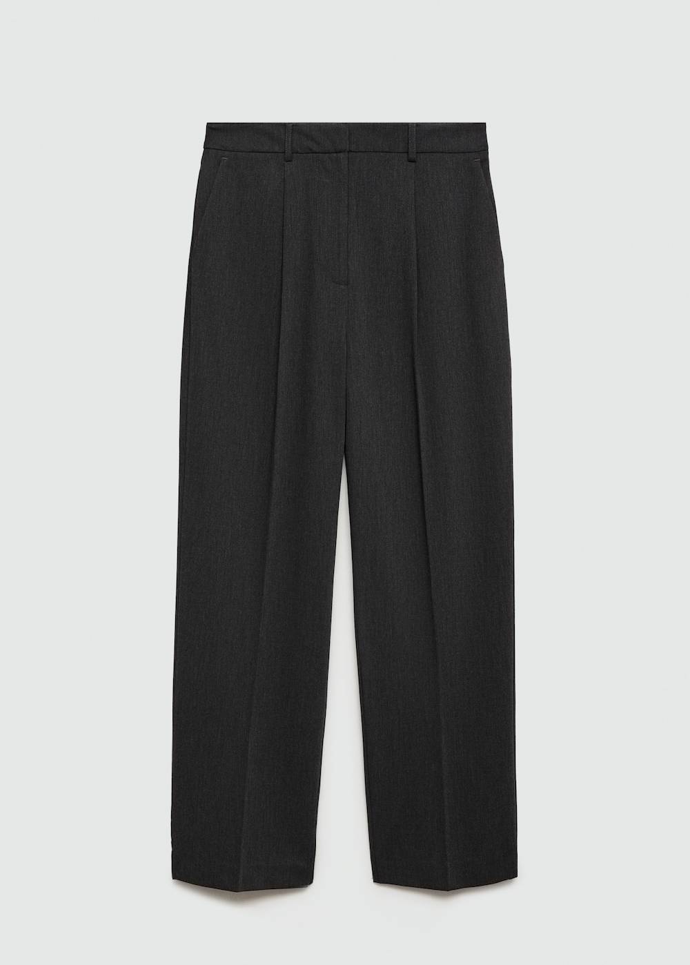Mango Gerade Bundfaltenhose Riesige Rabatte