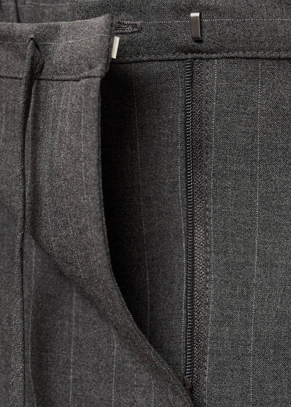Mango Gerade Nadelstreifenhose Clearance-Verkauf