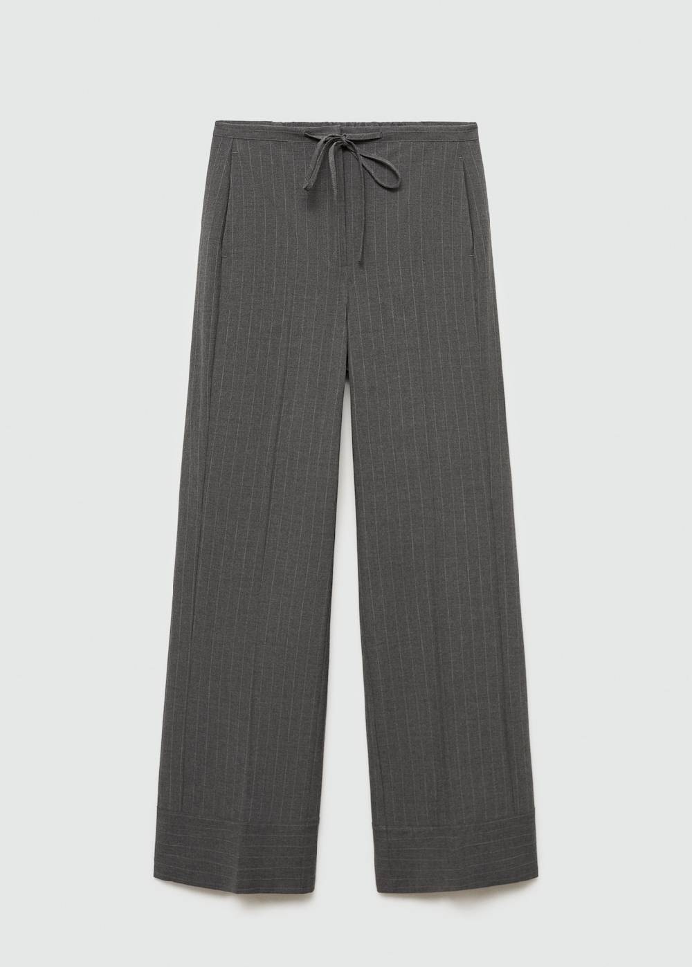 Mango Gerade Nadelstreifenhose Clearance-Verkauf