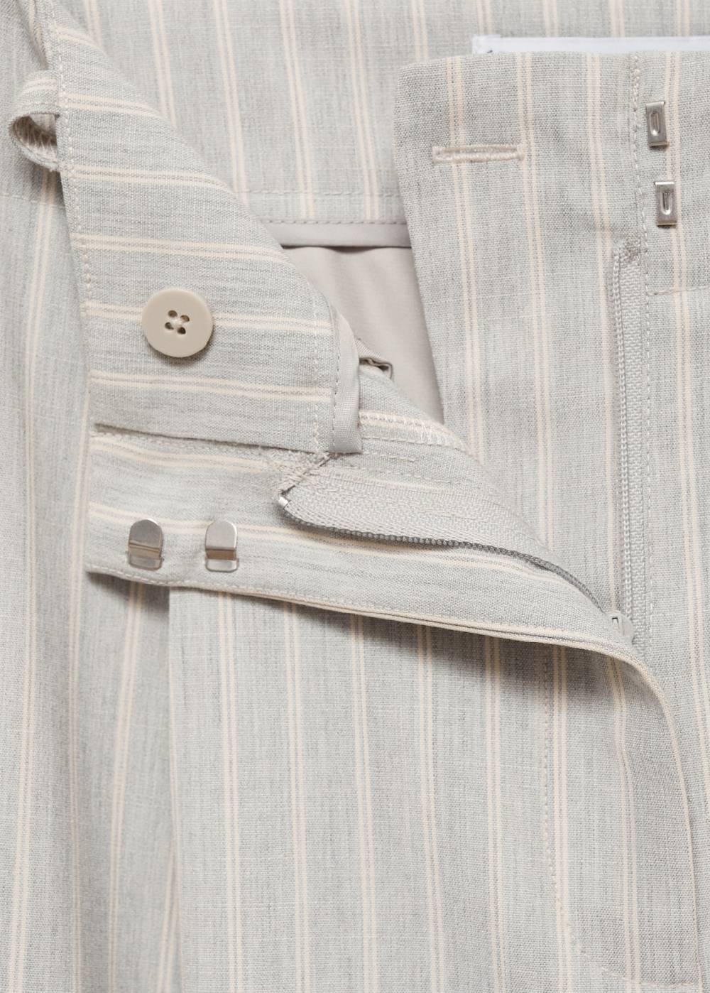Mango Gestreifte Wideleg-Hose Speichern exportieren