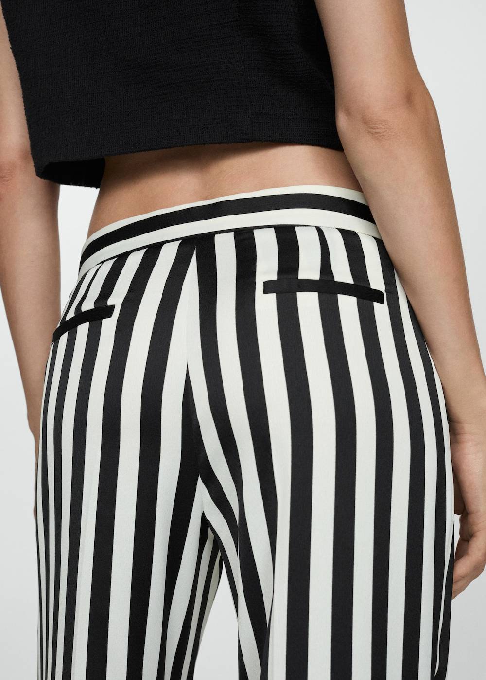Mango Gerade geschnittene Streifenhose Hotsell