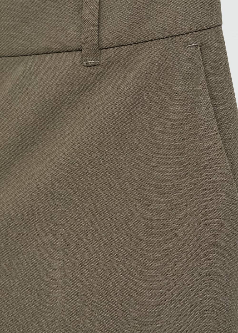 Mango Wideleg-Bundfaltenhose im Angebot