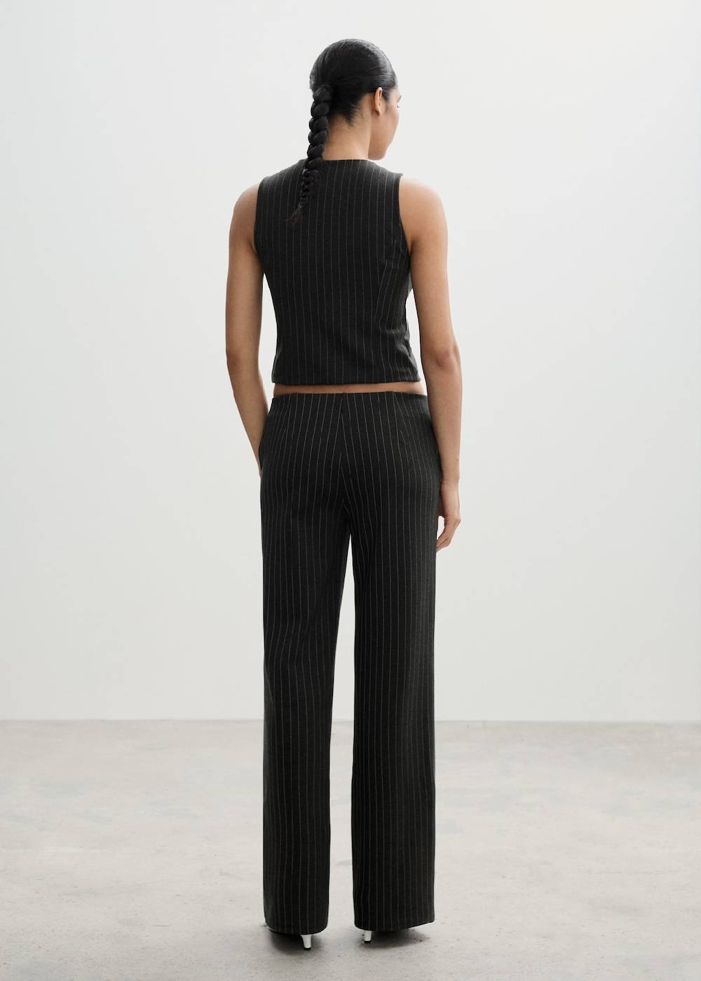 Mango Gerade Hose aus Romanit-Jersey Fabrik Onlineshop