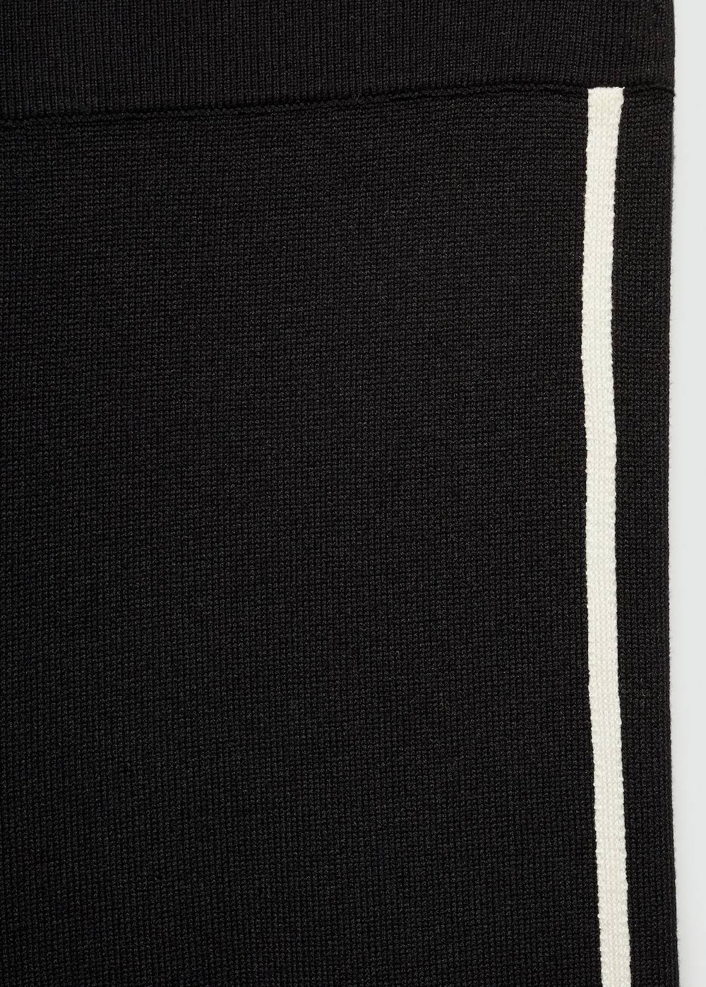 Mango Strickhose mit Kontraststreifen Fabrikpreis