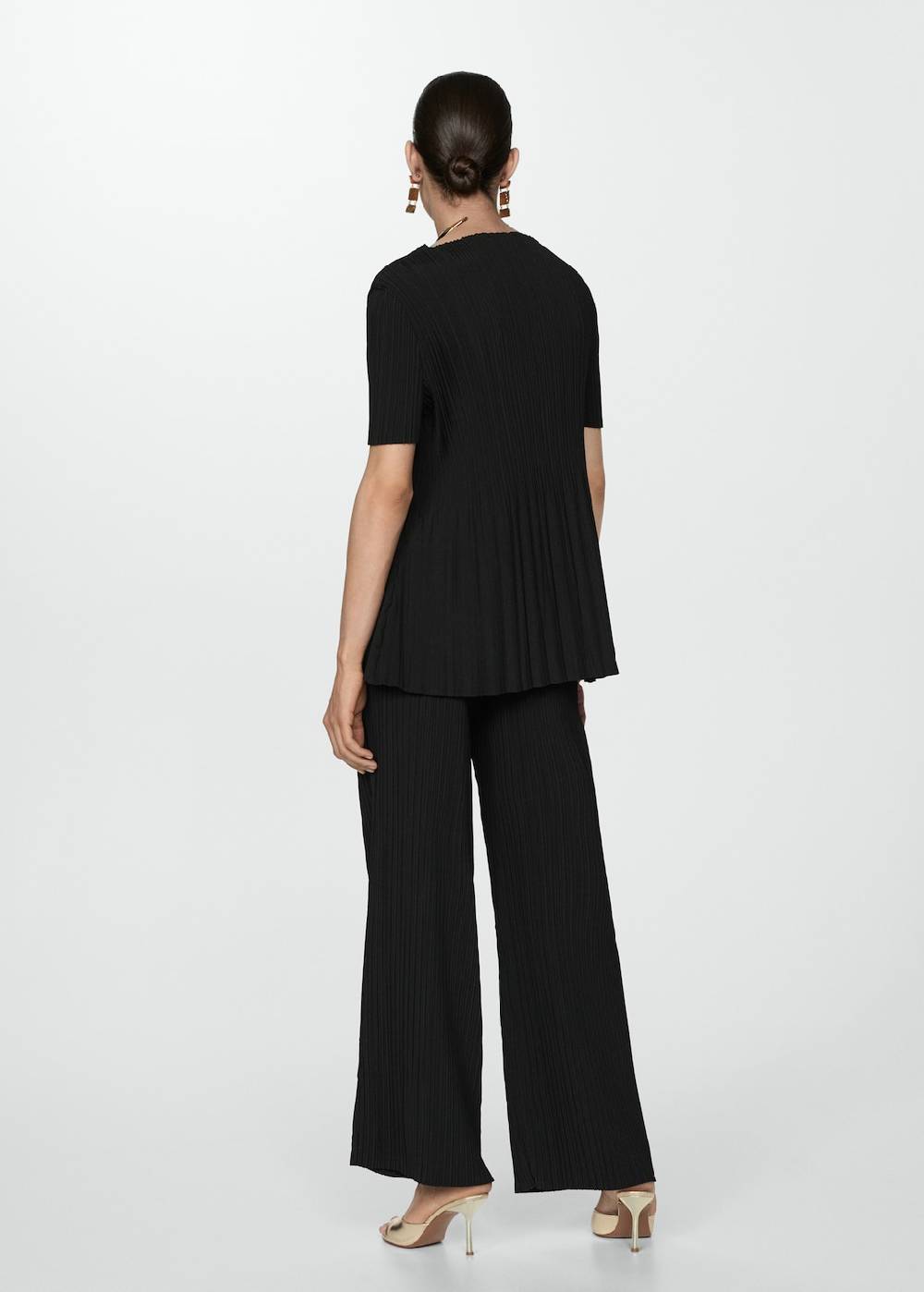 Mango Fließende Plissée-Hose Günstig kaufen