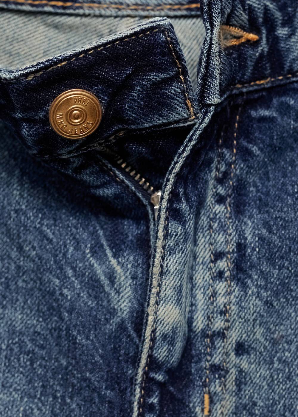 Mango Wideleg-Jeans-Bermudashorts Flash Sale