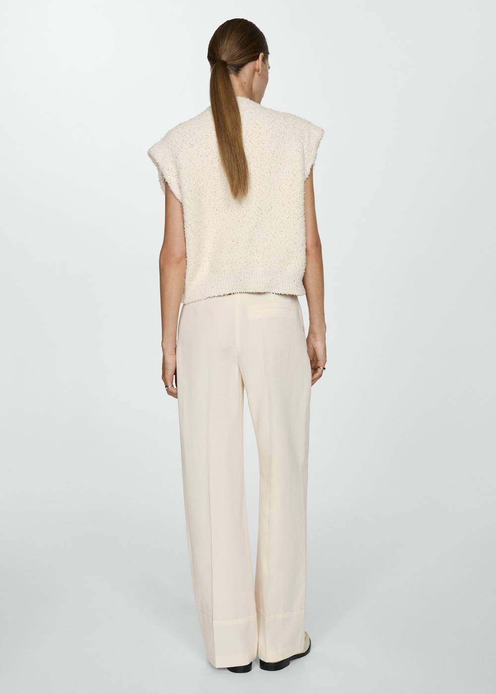 Mango Gerade Lyocell-Hose Online Shopping