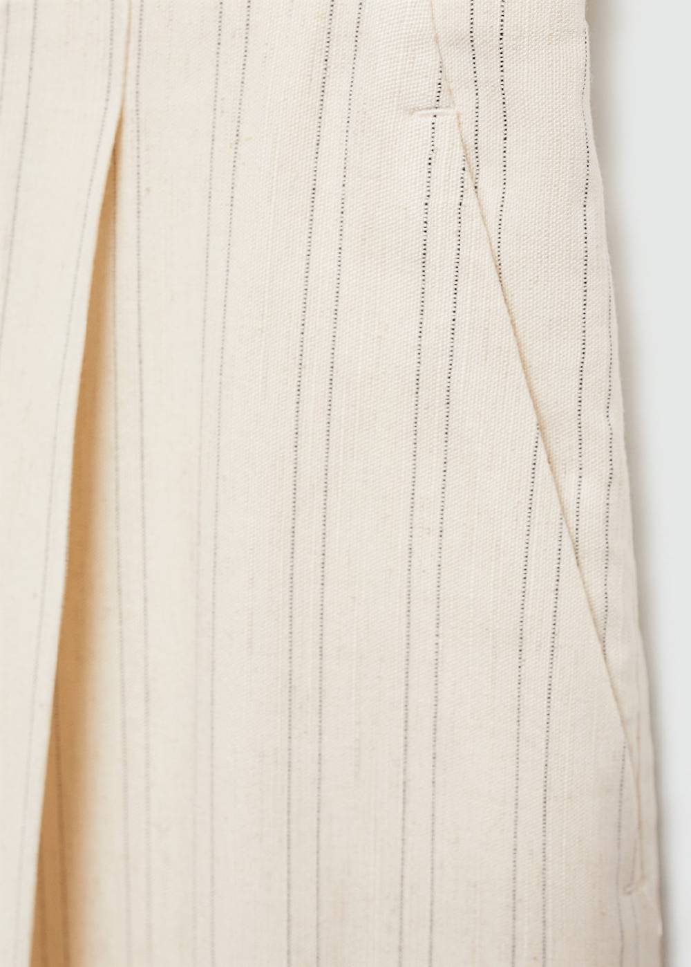 Mango Gerade geschnittene Streifenhose Osterangebot