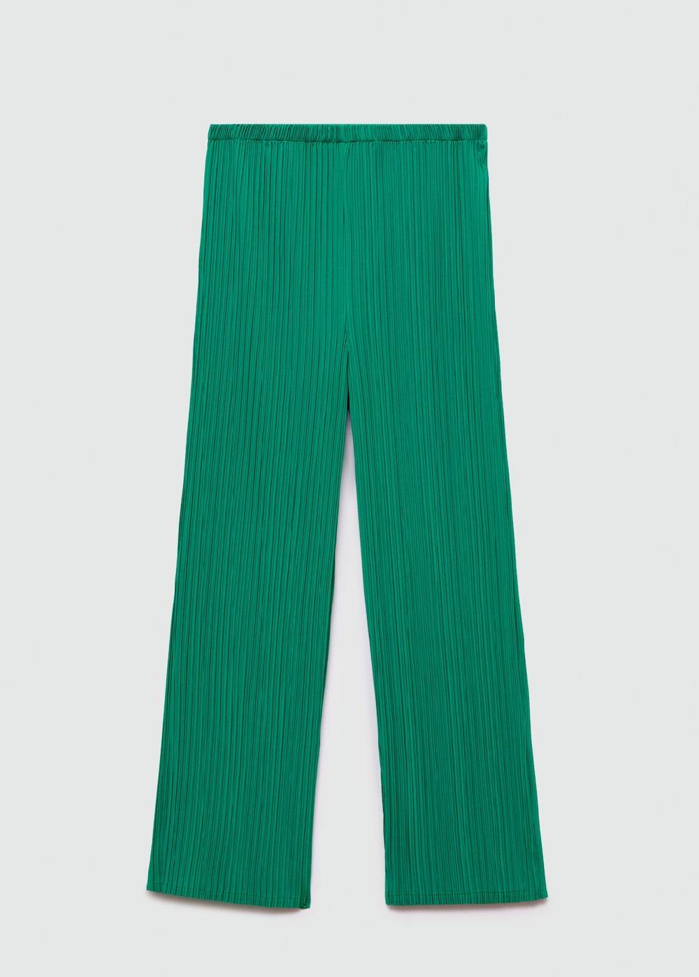 Mango Fließende Plissée-Hose Valentinstagsangebot
