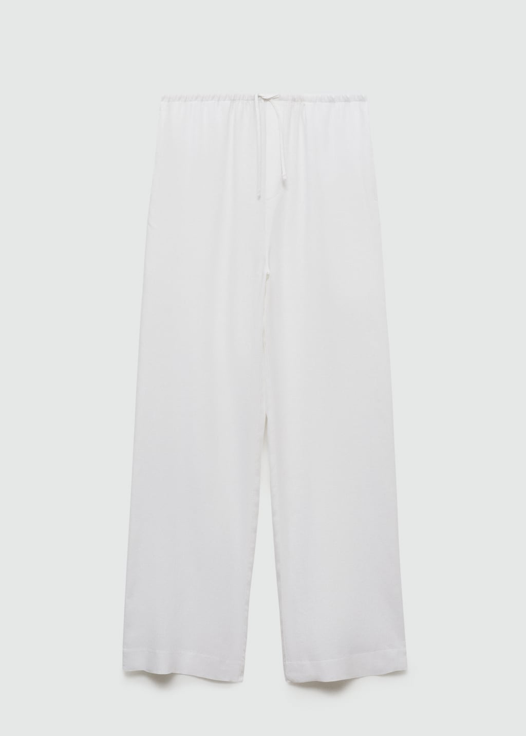 Mango Gerade Leinenhose Lagerräumung