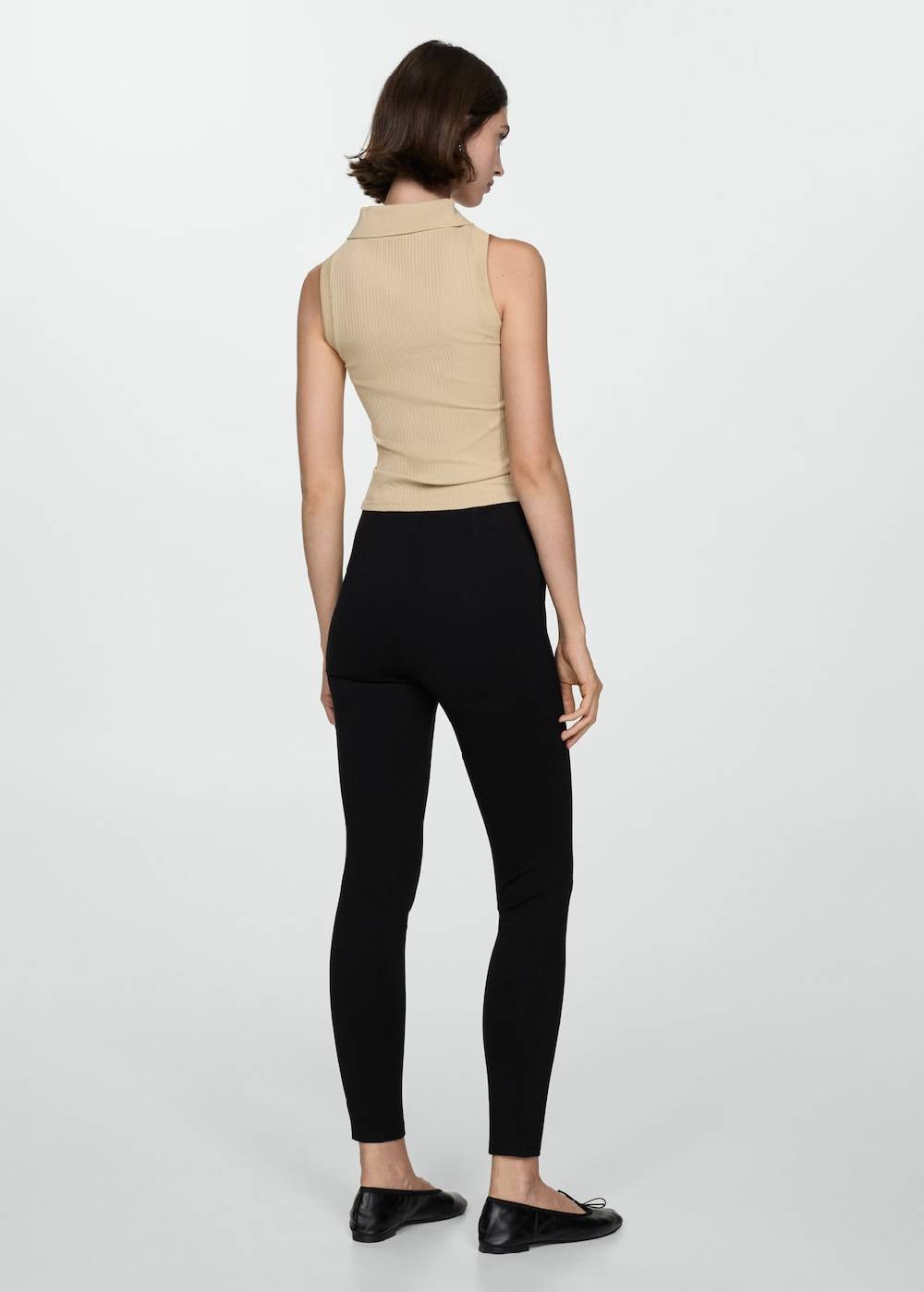 Mango Legging mit hohem Bund Heißer Verkauf
