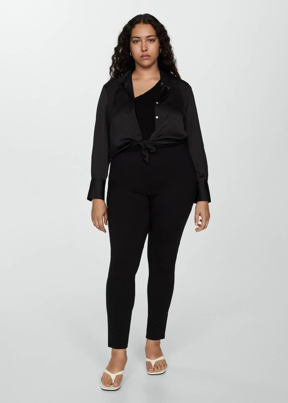 Mango Legging mit hohem Bund Heißer Verkauf