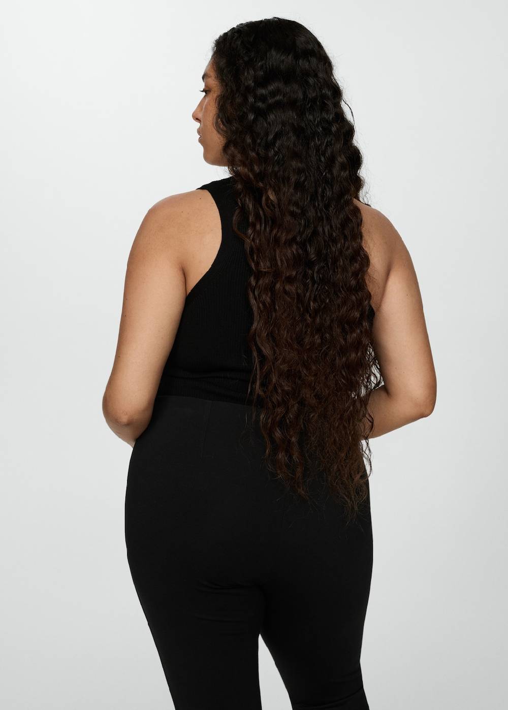 Mango Legging mit hohem Bund Heißer Verkauf