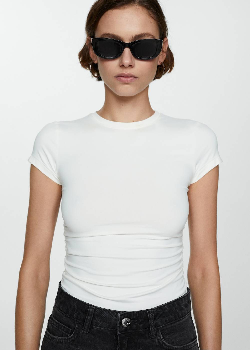 Mango Mom Fit-Jeans-Shorts Top Angebot