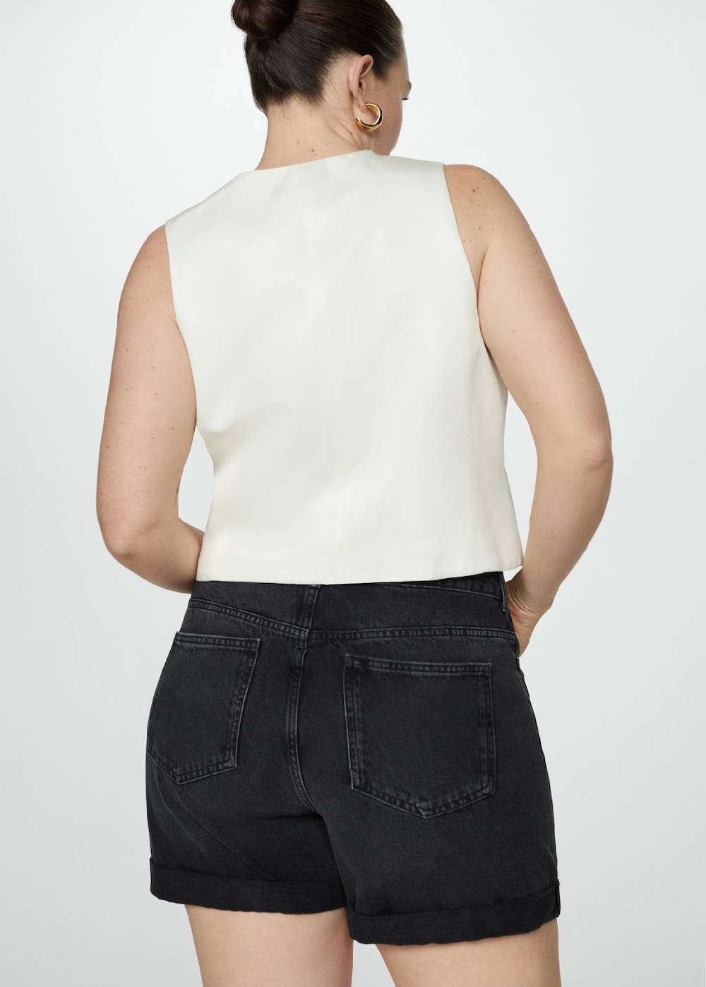 Mango Mom Fit-Jeans-Shorts Top Angebot