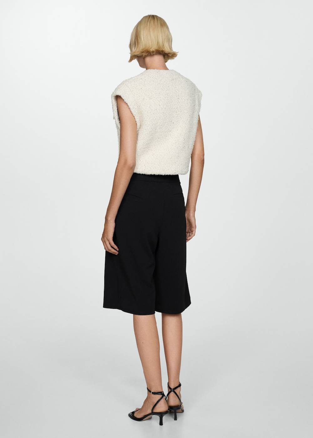 Mango Bermudashorts mit Bundfalten Neueste Mode