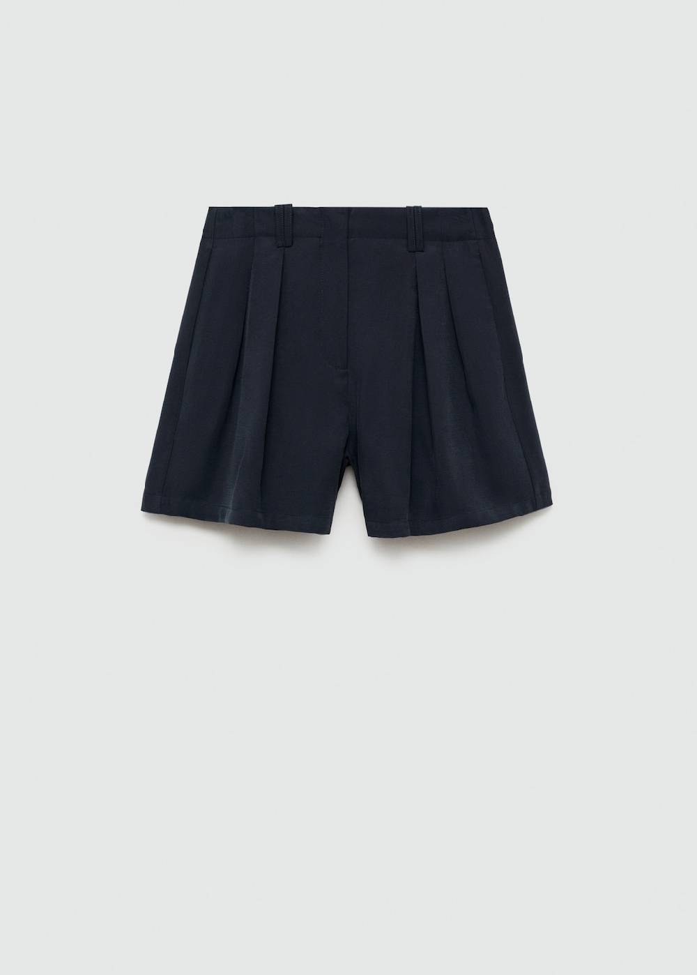 Mango Bundfaltenshorts mit mittlerer Bundhöhe Große Rabatte