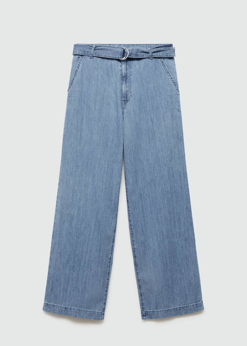Mango Fließende Hose mit Gürtel Saisonale Angebote