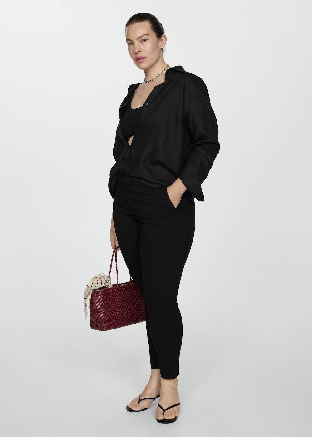 Mango Skinny Hose in 7/8-Länge Räumungsverkauf