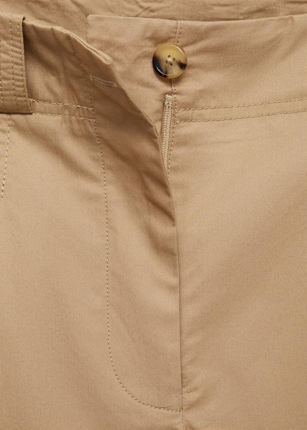 Mango Wideleg-Bundfaltenhose Sonderangebote