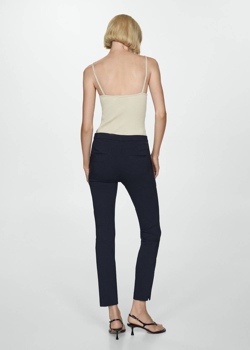 Mango 7/8-Röhrenhose Tiefpreis