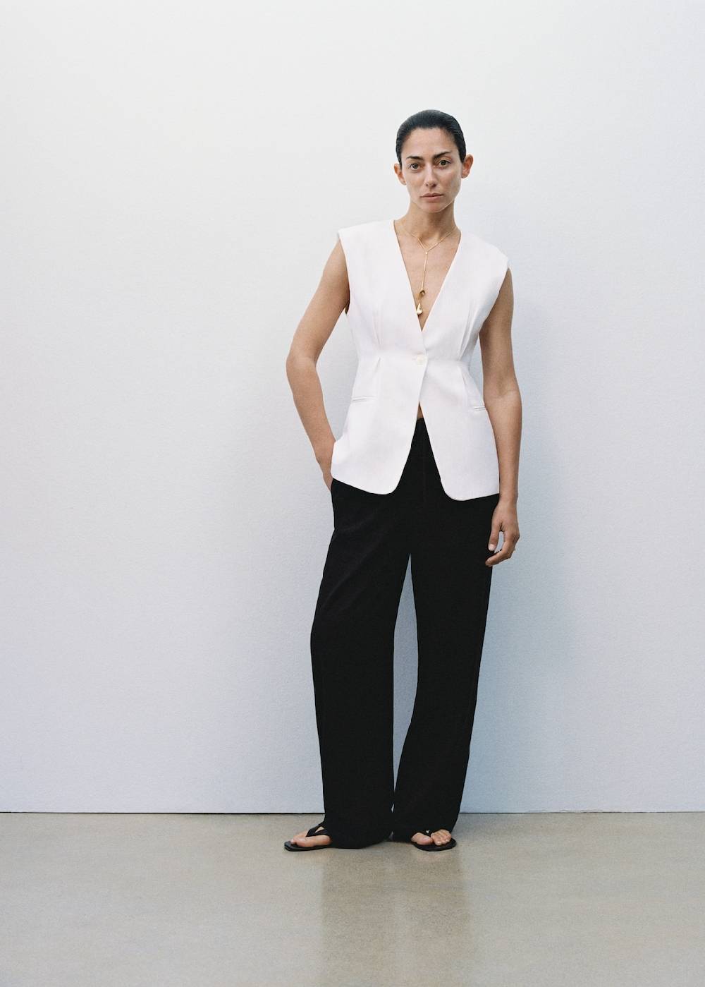 Mango Gerade Leinenhose Super Sparpreis