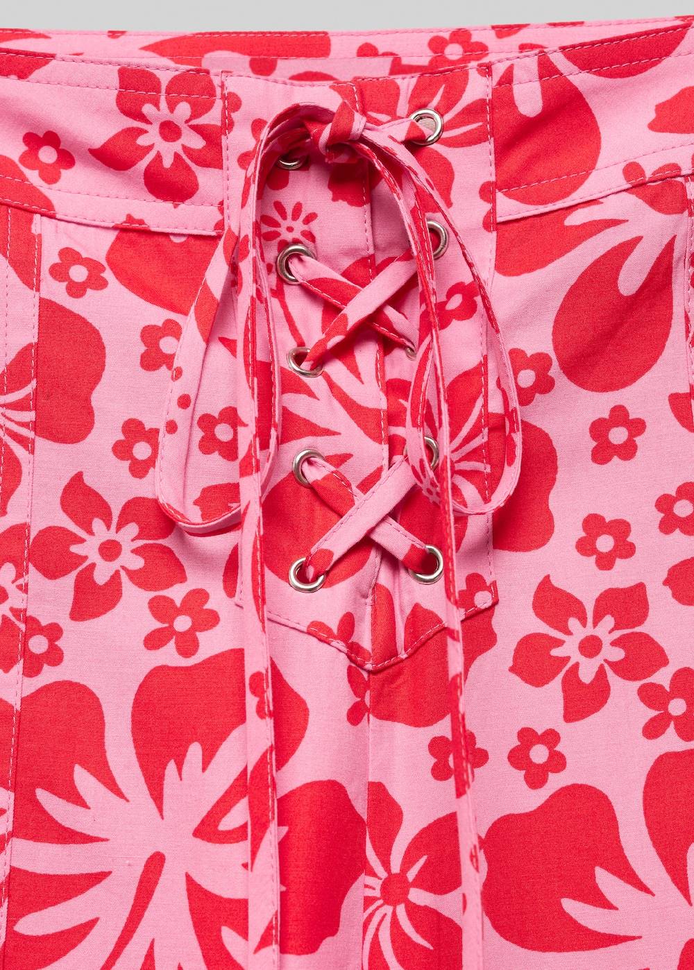 Mango Florale Hose mit Cargotaschen Begrenzte Freigabe