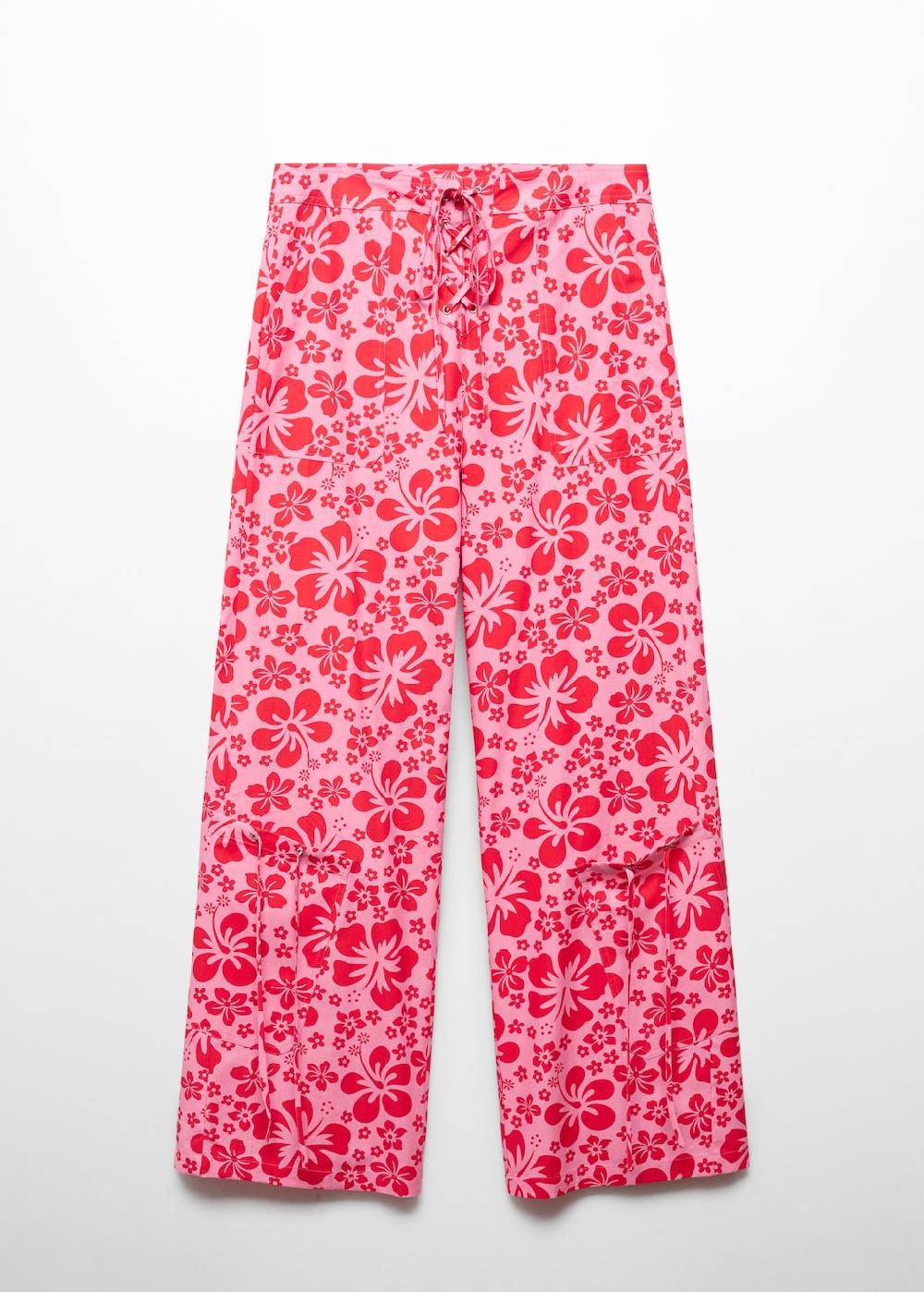 Mango Florale Hose mit Cargotaschen Begrenzte Freigabe