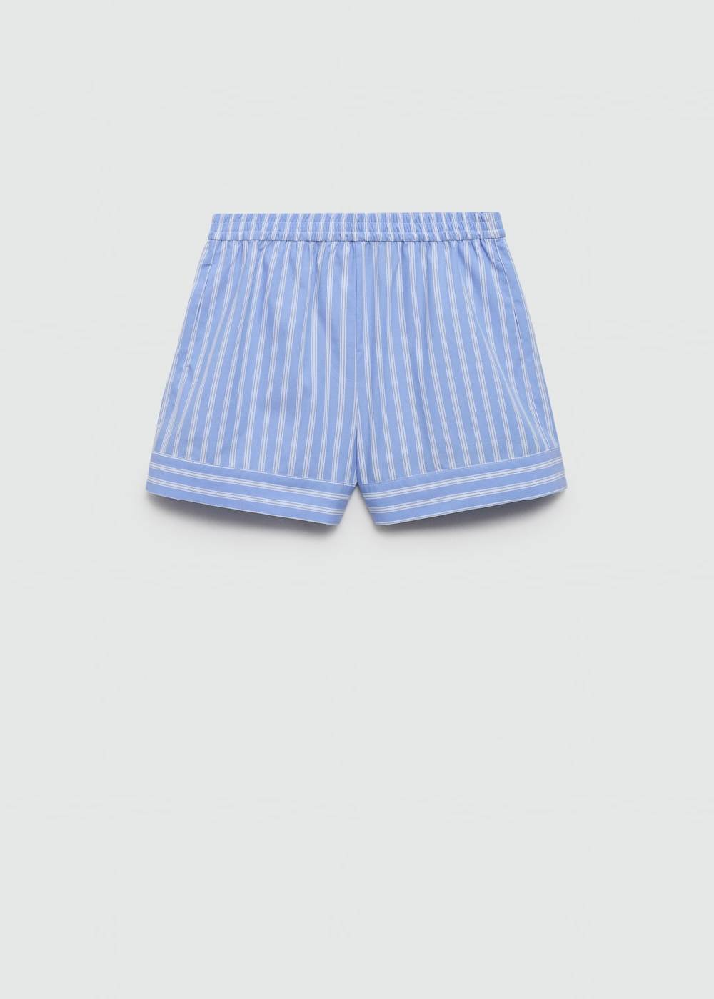 Mango Gerade Shorts mit Streifenmuster Letzte 3 Tage