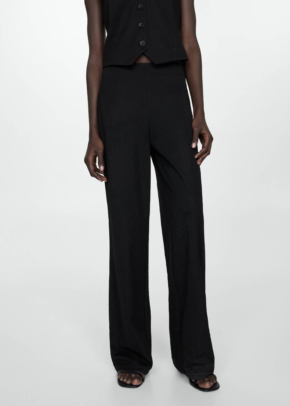 Mango Gerade, fließende Hose Neueste Stile