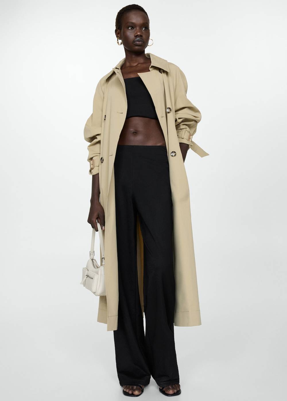 Mango Gerade, fließende Hose Neueste Stile