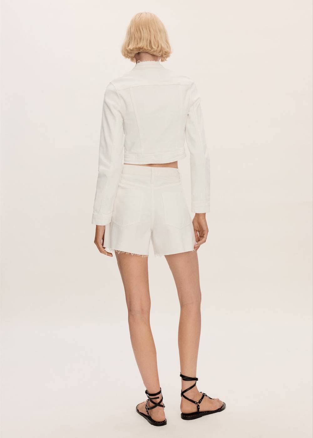 Mango Jeansshorts mit ausgefranstem Saum Zeitbegrenzte Promotion