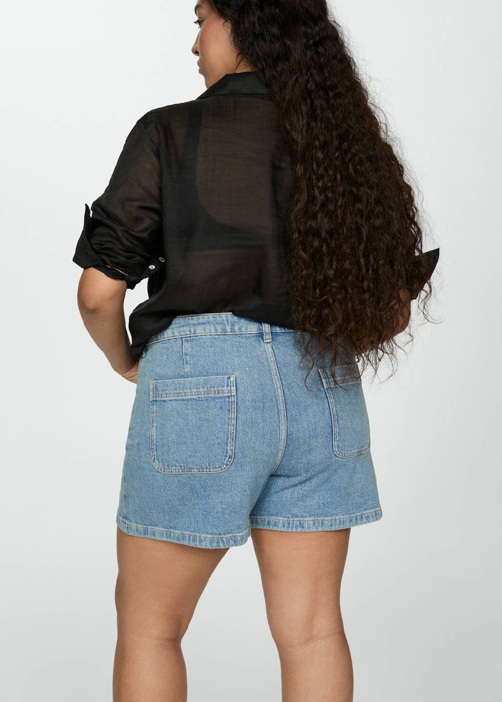 Mango Jeans-Shorts mit Taschen Discount Store für neue Produkte