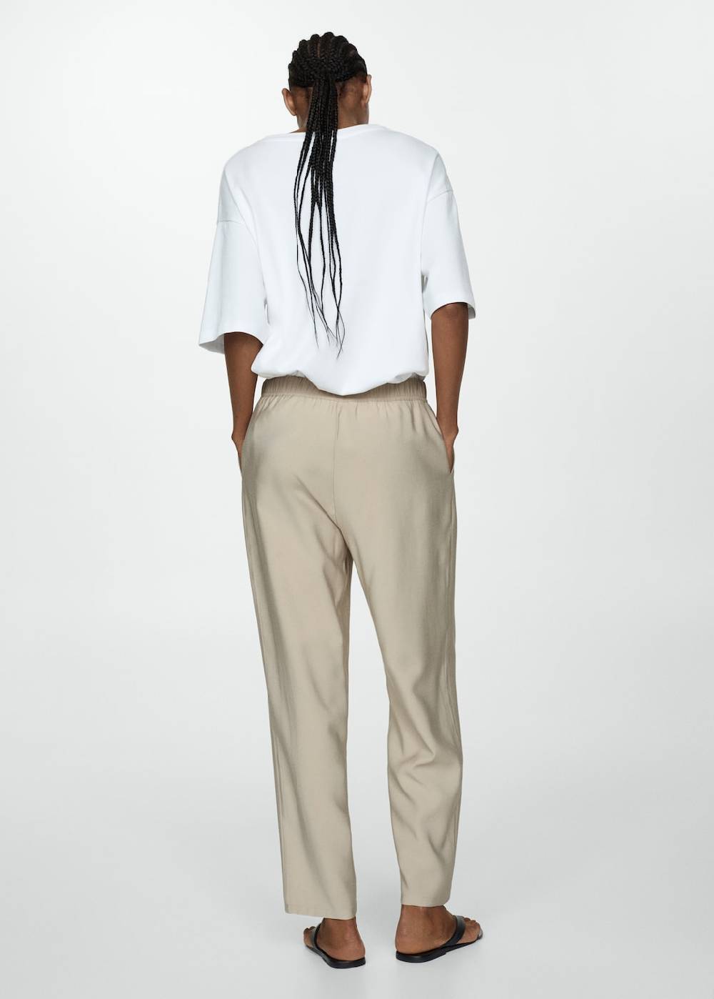 Mango Jogger Pants mit Kordel zollfrei