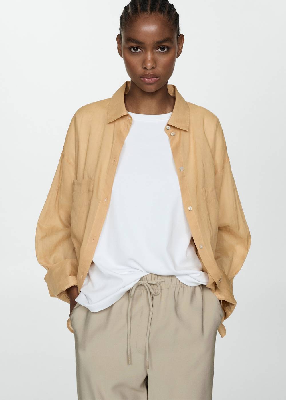 Mango Jogger Pants mit Kordel zollfrei