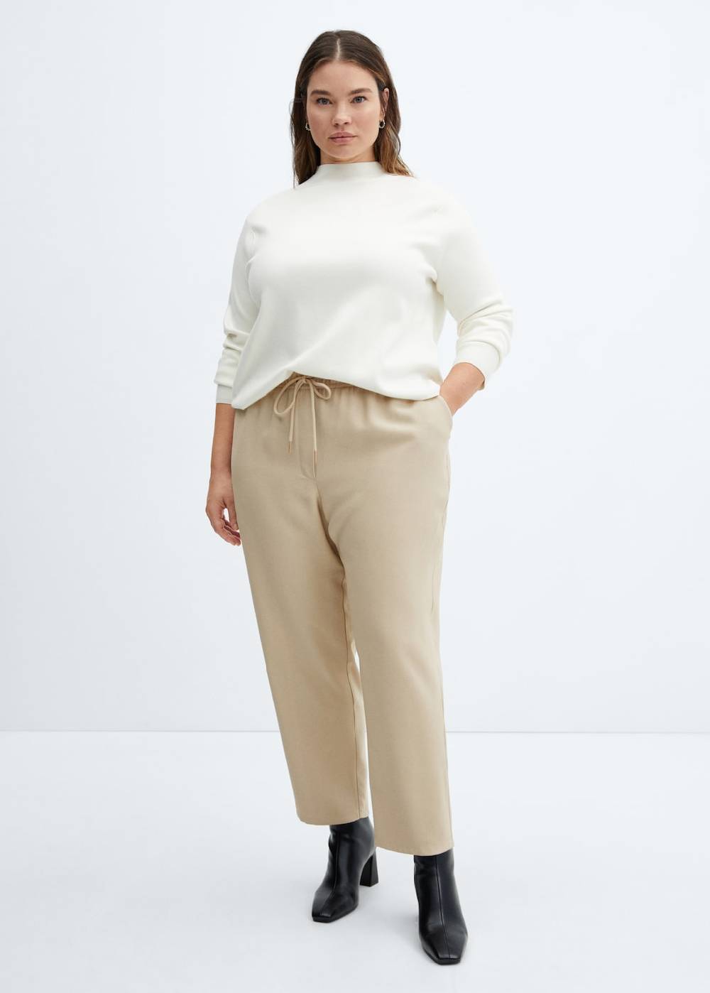 Mango Jogger Pants mit Kordel zollfrei