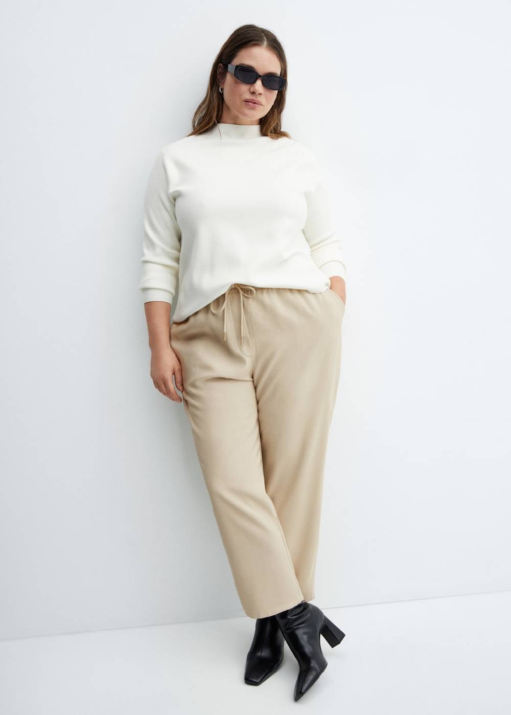Mango Jogger Pants mit Kordel zollfrei
