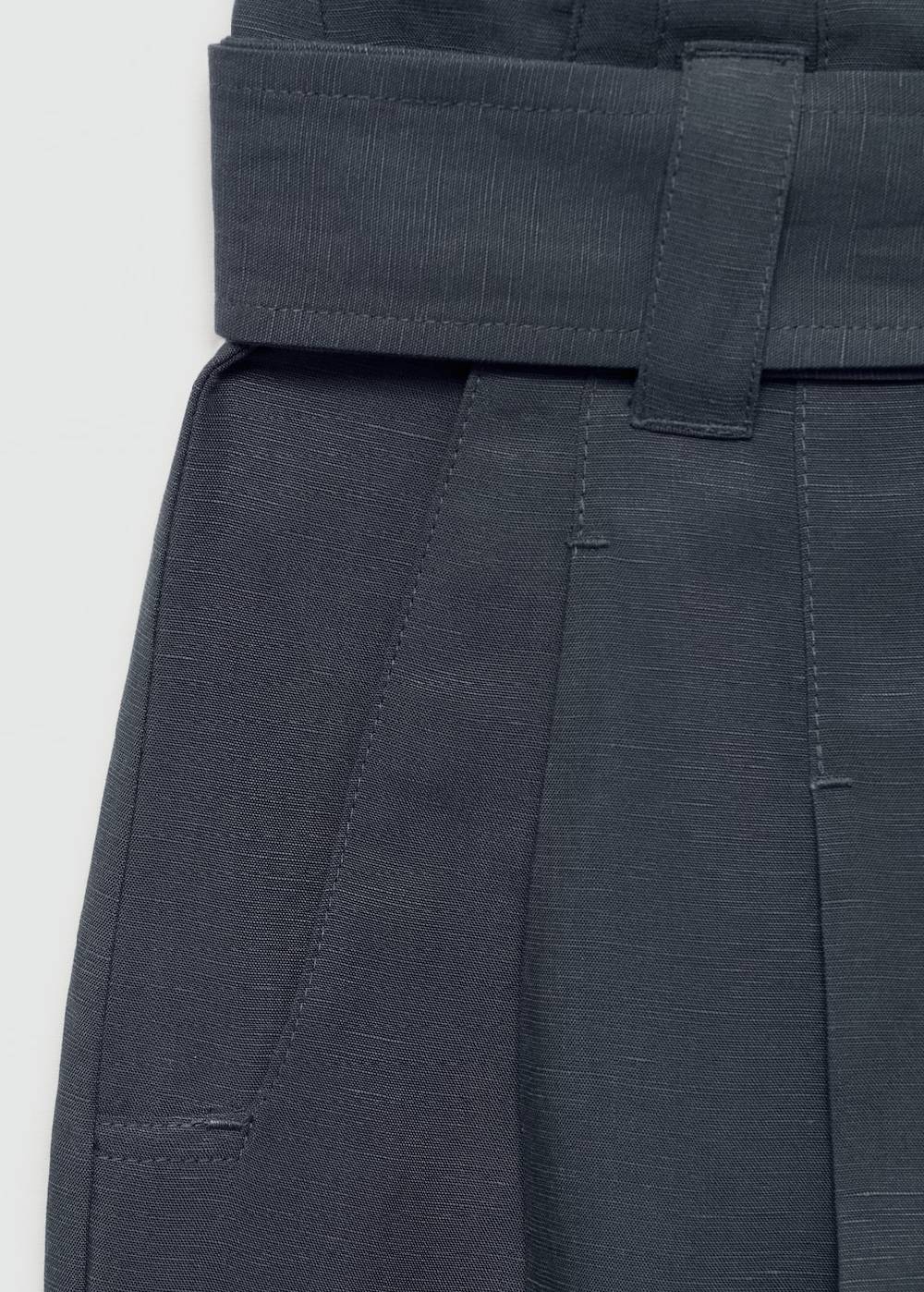 Mango Lyocell-Hose mit Gürtel Outlet