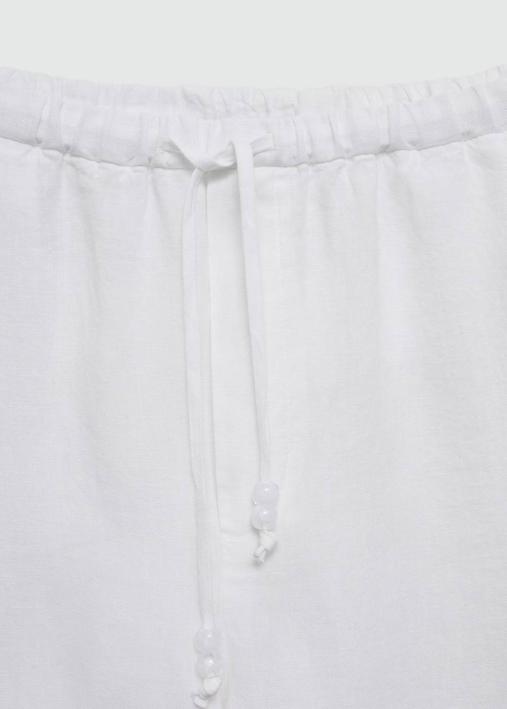 Mango Jogger Pants aus 100 % Leinen Kostenloser Versand