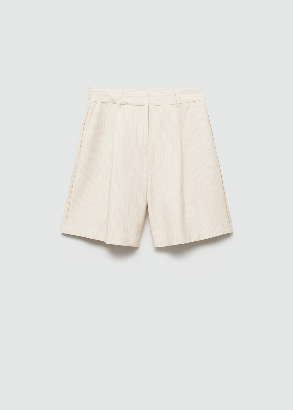 Mango Gerade Bermudashorts mit Streifenmuster Fabrikpreis