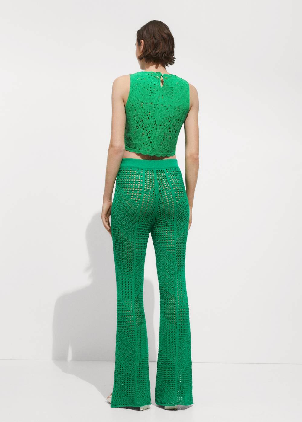 Mango Hose mit Lochmuster Jubiläumsangebot